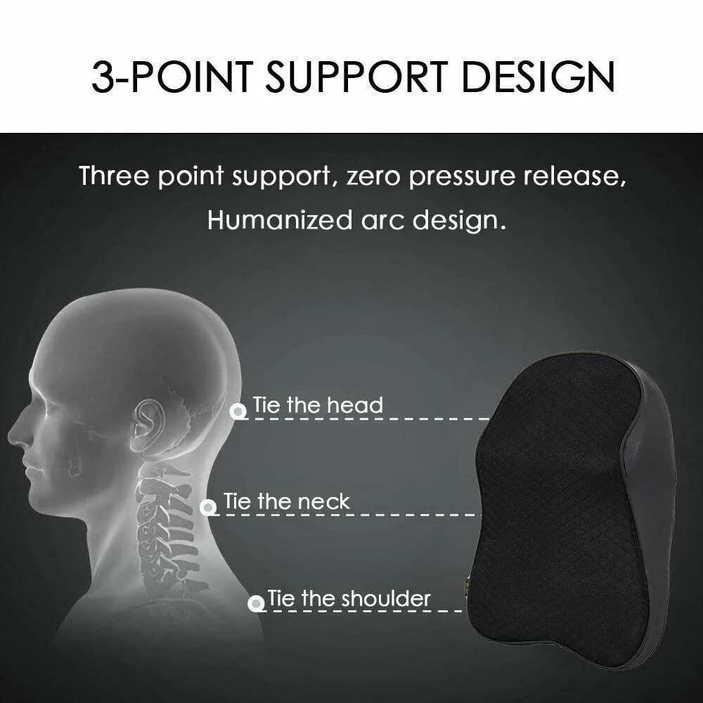 Orthopedic Support Neck Pillow for Car or Office Chair